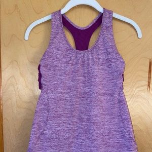 Lululemon Turbo Tank Heathered Plum